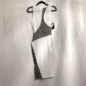 Babe Society | size: M | color: | White with Black Mesh